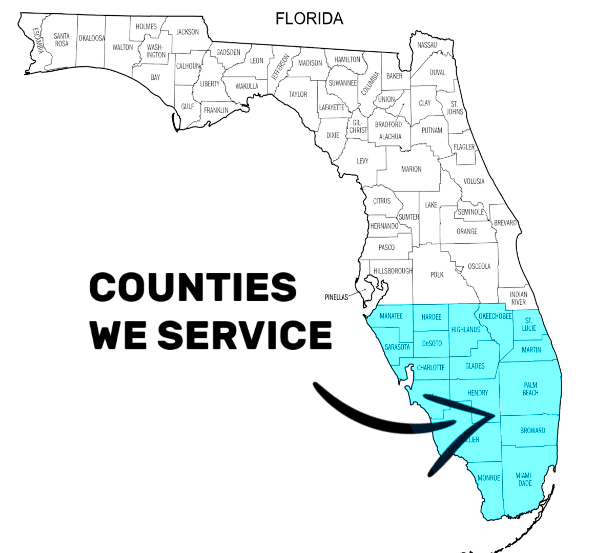 a map of florida